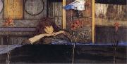 Fernand Khnopff I Lock my Door upon Myself Spain oil painting artist